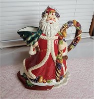 Home Interiors Ceramic Santa Pitcher & Fritz