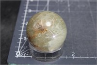 Green Rutile Sphere, 2oz, 35mm