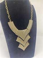Brass Tribal Neckless and Earrings