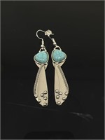 Silver Turquoise Earrings
