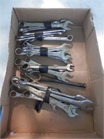 Tray of asst wrenches