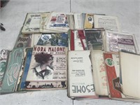 Lot of Vintage Sheet Music