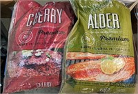 Two bags of grilling hardwood pellets - cherry