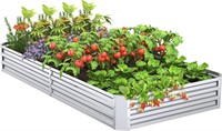 Mr IRONSTONE 4x8ft Raised Garden Bed