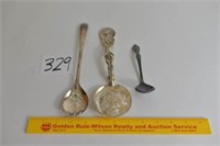 Lot of 3 Items; Smaller Spoon for Gravy Boat