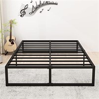 Lutown-Teen 16 Inch Full Size Bed Frame No Box