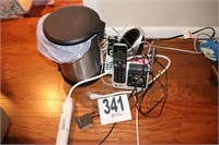 Trash Can, Electric Cords And Phones (Rm 8)