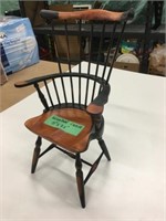 15" x 9.5" Wooden Doll Chair