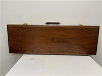 Custom Cherry Pistol/Firearm Case, 4"x 11"x 32 3/4