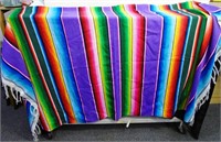 Colorful Mexican Style 70"L Blanket