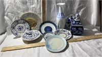 Blue And White Decorative Dishes (14) Japan and