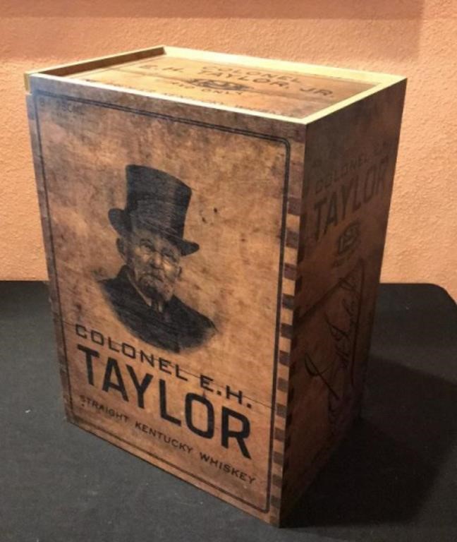 Cop. E.H. Taylor Whiskey Crate