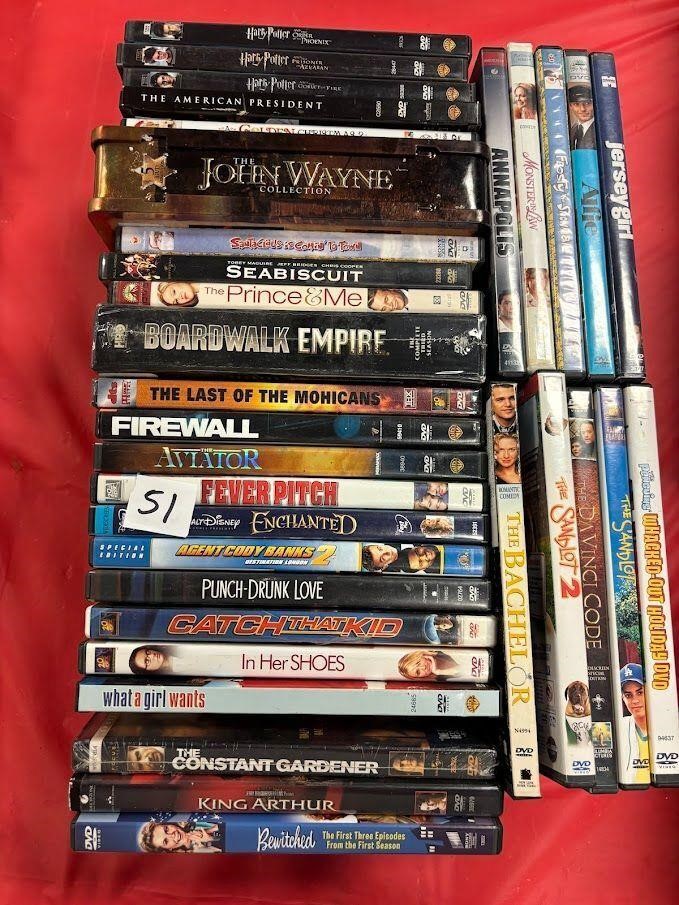 Misc DVDs Box lot