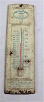 Vintage metal Sattellite Industries thermometer