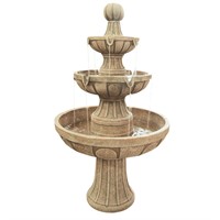 Bond 45-in H Resin Tiered Outdoor Fountain