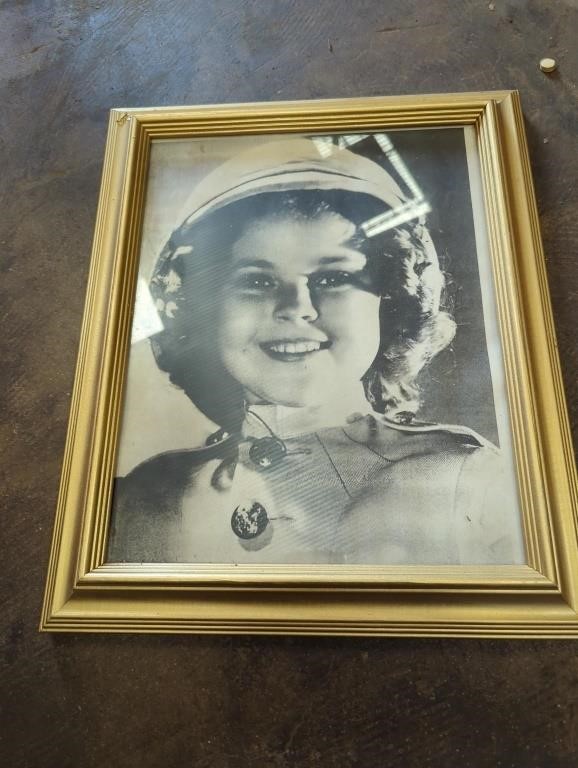 Shirley Temple frame picture