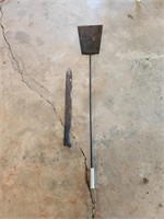 Blade and ash scoop