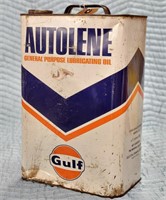 Gulf Autolene 2GAL Lubricating Oil Can