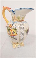 ITALIAN FRUIT PITCHER- APPROXIMATELY 14 INCHES