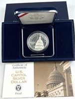 1994 Proof Silver Dollar, Capitol Bicent. Comm.