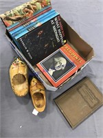 HARDY BOYS BOOKS, OTHER BOOKS, MINI WOODEN SHOES