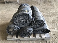 5 Heavy Duty Black Tarps