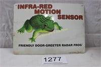 Infra-red Motion Sensor Frog Sign