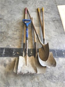 concrete shovels