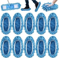 W554  CHENGU Mop Slippers Cover Blue 10 Pcs