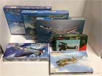 6 Model Airplane Kits