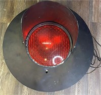 Vintage Red Lens RR Signal Light (Works)