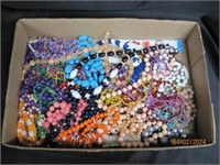 Huge Lot Of Beaded Necklaces