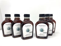 6 bottles Madhava organic amber agave 23.5OZ each