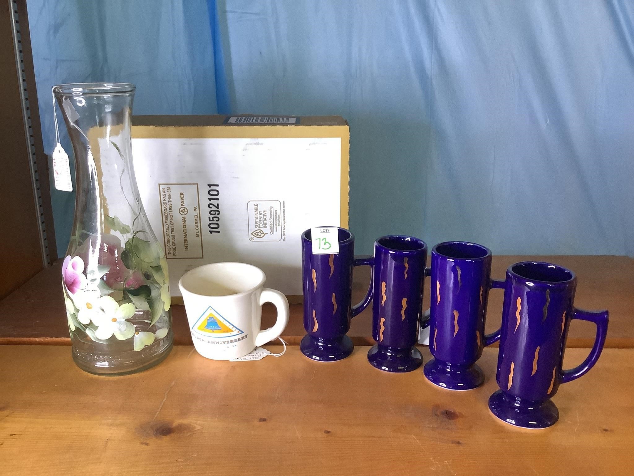 Espresso Cups, Wine Carafe & Jackson's Mill Cup