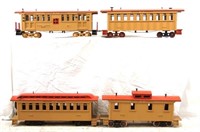 Western Atlantic Santa FE toy  train cars