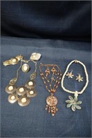 costume jewelry lot .