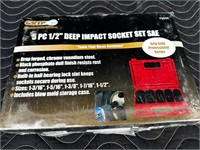 5pc 1/2” Deep Impact Socket Set