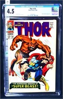 Graded Marvel Thor #135 comic 12/66