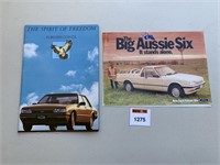 2 x Ford Falcon Dealership Brochures (A/F)