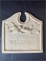 Garden Shop Poly Resin Welcome Plaque