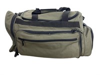 Dark Green Technip-Coexip Zipper Duffle Bag