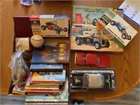 Box of Vintage Models & Collectibles