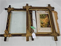 Antique Wood Picture Frames 15x12