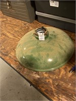 Green Enameled Lamp Shade