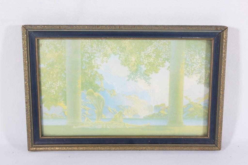 Vintage Framed Maxfield Parrish - Daybreak