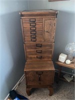 Beautiful Oak File Cabinet/ storage UNIQUE