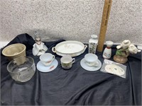 Cups & Saucers, Figurines, Vases