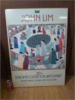 John Lim sign (25.5"x35.5") in plastic