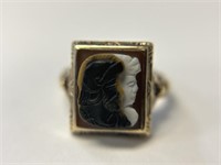 Vintage 10K Intaglio Ring