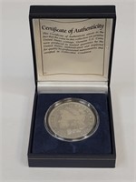 1900 Morgan Silver Dollar With Blue Case